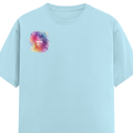 Personalized Male Classic Crew T-Shirt - Abstract with Custom Name -DTF Print - Baby Blue image 20