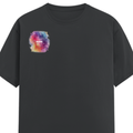 Personalized Male Classic Crew T-Shirt - Abstract with Custom Name -DTF Print - Steel Grey image 19