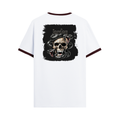Personalized Ringer T-Shirt - Gritty with Custom Name -DTG Print - Maroon off white image 8