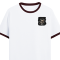 Personalized Ringer T-Shirt - Gritty with Custom Name -DTG Print - Maroon off white image 12