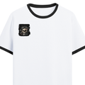 Personalized Ringer T-Shirt - Gritty with Custom Name -DTG Print - Black White image 13