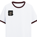 Personalized Ringer T-Shirt - Gritty with Custom Name -DTG Print - Maroon off white image 16
