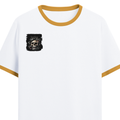 Personalized Ringer T-Shirt - Gritty with Custom Name -DTG Print - Mustard yellow off white image 15