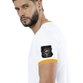 Personalized Ringer T-Shirt - Gritty with Custom Name -DTG Print - Mustard yellow off white image 19