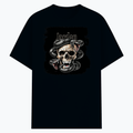 Personalized Cotton Stretch T-Shirt - Gritty with Custom Name -DTG Print - Navy Blue image 1