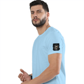 Personalized Cotton Stretch T-Shirt - Gritty with Custom Name -DTG Print - Baby Blue image 25