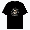 Personalized Cotton Stretch T-Shirt - Gritty with Custom Name -DTF Print - Black image 2