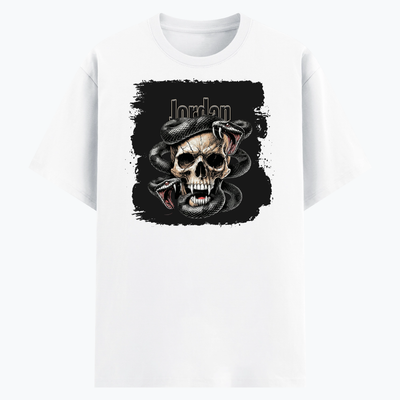 Personalized Cotton Stretch T-Shirt - Gritty with Custom Name -DTF Print - White image 1