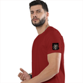 Personalized Cotton Stretch T-Shirt - Gritty with Custom Name -DTF Print - Red image 23