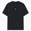 Personalized Basic T-Shirt PC - Gritty with Custom Name -DTF Print - Black melange image 4