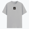 Personalized Basic T-Shirt PC - Gritty with Custom Name -DTF Print - Grey Melange image 2