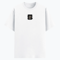 Personalized Basic T-Shirt PC - Gritty with Custom Name -DTF Print - White image 1