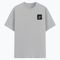 Personalized Basic T-Shirt PC - Gritty with Custom Name -DTF Print - Grey Melange image 12