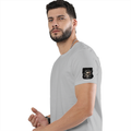 Personalized Basic T-Shirt PC - Gritty with Custom Name -DTF Print - Grey Melange image 22
