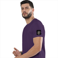 Personalized Basic T-Shirt PC - Gritty with Custom Name -DTF Print - Purple image 23