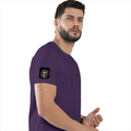 Personalized Basic T-Shirt PC - Gritty with Custom Name -DTF Print - Purple image 28