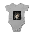Personalized Rompers - Gritty with Custom Name -DTG Print - Grey Melange image 4