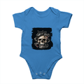 Personalized Rompers - Gritty with Custom Name -DTG Print - Orchid Blue image 5