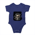 Personalized Rompers - Gritty with Custom Name -DTG Print - Royal Blue image 2