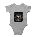 Personalized Rompers - Gritty with Custom Name -DTG Print - Grey Melange image 9