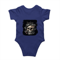 Personalized Rompers - Gritty with Custom Name -DTG Print - Royal Blue image 7