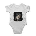 Personalized Rompers - Gritty with Custom Name -DTG Print - White image 8
