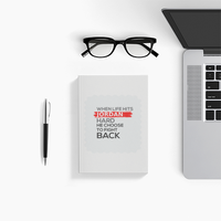 Personalized Notebook - Typographic with Custom Name
