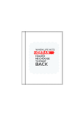 Personalized Notebook - Typographic with Custom Name - front_2 - White - mockup 3