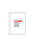Personalized Notebook - Motivational Typography with Custom Name - front_2 - White - mockup 3