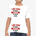 Personalized Kids Sports T-Shirt All Over Printed Products - Expressive with Custom Name - front_2 - White - mockup 2