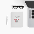 Personalized Notebook - Playful with Custom Name - front - White - mockup 1