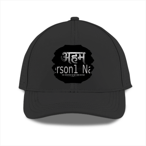 Headwear - Grunge Self-identity - front - Black - mockup 1