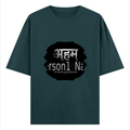T-Shirt - Grunge Self-identity - front - Petrol Blue - mockup 1