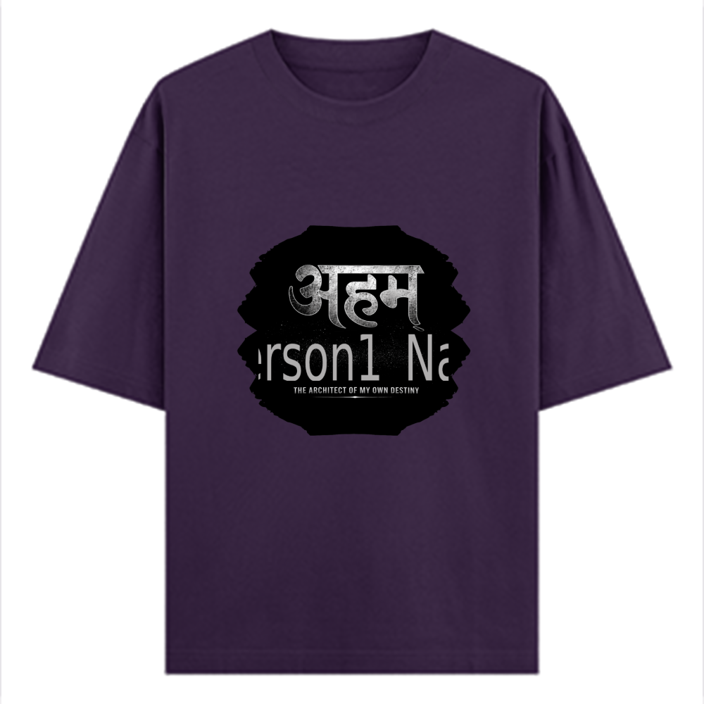 T-Shirt - Grunge Self-identity - front - Purple - mockup 1