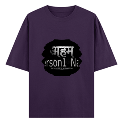 T-Shirt - Grunge Self-identity - front - Purple - mockup 1