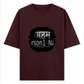 T-Shirt - Grunge Self-identity - front - Maroon - mockup 1
