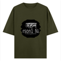 T-Shirt - Grunge Self-identity - front - Olive Green - mockup 1