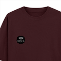 T-Shirt - Grunge Self-identity - left pocket - Maroon - mockup 3