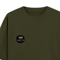 T-Shirt - Grunge Self-identity - left pocket - Olive Green - mockup 3