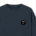 Oversized Standard T-Shirt (Dtg) | Modern | Self-reliance | Self-gift | Empowering - right pocket - Navy Blue - mockup 4