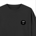 Oversized Standard T-Shirt | Unisex Relaxed Fit | 100% Super Combed Cotton DTG | Soft, Breathable & Durable | Adult | Modern | Self | Identity - right pocket - Black - mockup 4