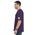 Oversized Classic T-Shirt | Unisex Oversized Fit | 100% Super-Combed Cotton | Pre-Shrunk & Ribbed Neck | Adults | Text-based | Self-love | Birthday - right sleeve - Purple - mockup 6