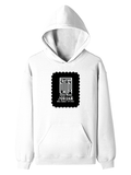 Pullover Hoodie | Unisex Regular Fit | Tri-Layer Cotton Blend | DTG Print Ready | Adults | Typographic | Determination | Everyday | Confident - front - White - mockup 1