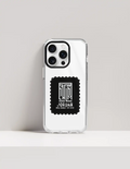 Hard Clear Case | iPhone | TPU Sides & PC Back | Detachable Camera Protector, Scratch-Proof | Unisex | Typographic | Determination | Everyday - front_16 Pro - 16 Pro - mockup 6