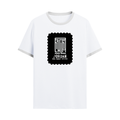 Ringer T-shirt | Unisex | 100% Cotton | Embroidery & DTG Ready | Everyday | Typographic | Determination | Confident - front - White Black - mockup 1