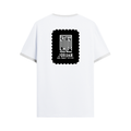 Ringer T-shirt | Unisex | 100% Cotton | Embroidery & DTG Ready | Everyday | Typographic | Determination | Confident - back - White Black - mockup 2