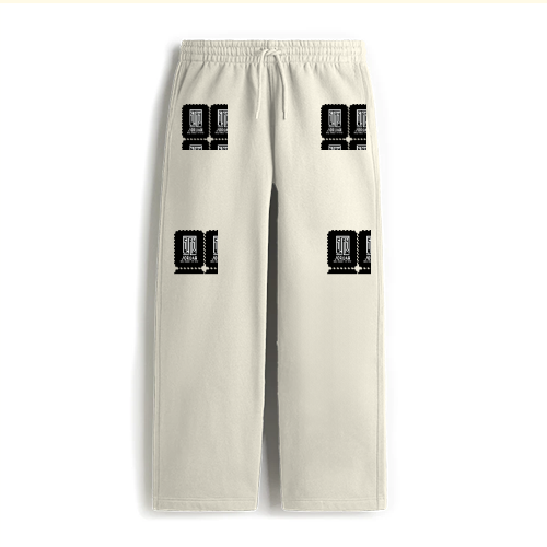 Sweatpants | Loose Fit, Unisex | 260 GSM Terry Fabric, DTF Print | Two Front Pockets | Adults | Typographic | Determination | Everyday | Confident