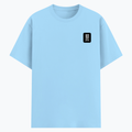 Cotton Stretch T-Shirt (Dtg) | T-Shirts | Him, Her, Unisex | Typographic | Determination | Everyday | Confident - left pocket - Baby Blue - mockup 3