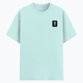Cotton Stretch T-Shirt (Dtg) | T-Shirts | Him, Her, Unisex | Typographic | Determination | Everyday | Confident - left pocket - Mint - mockup 3