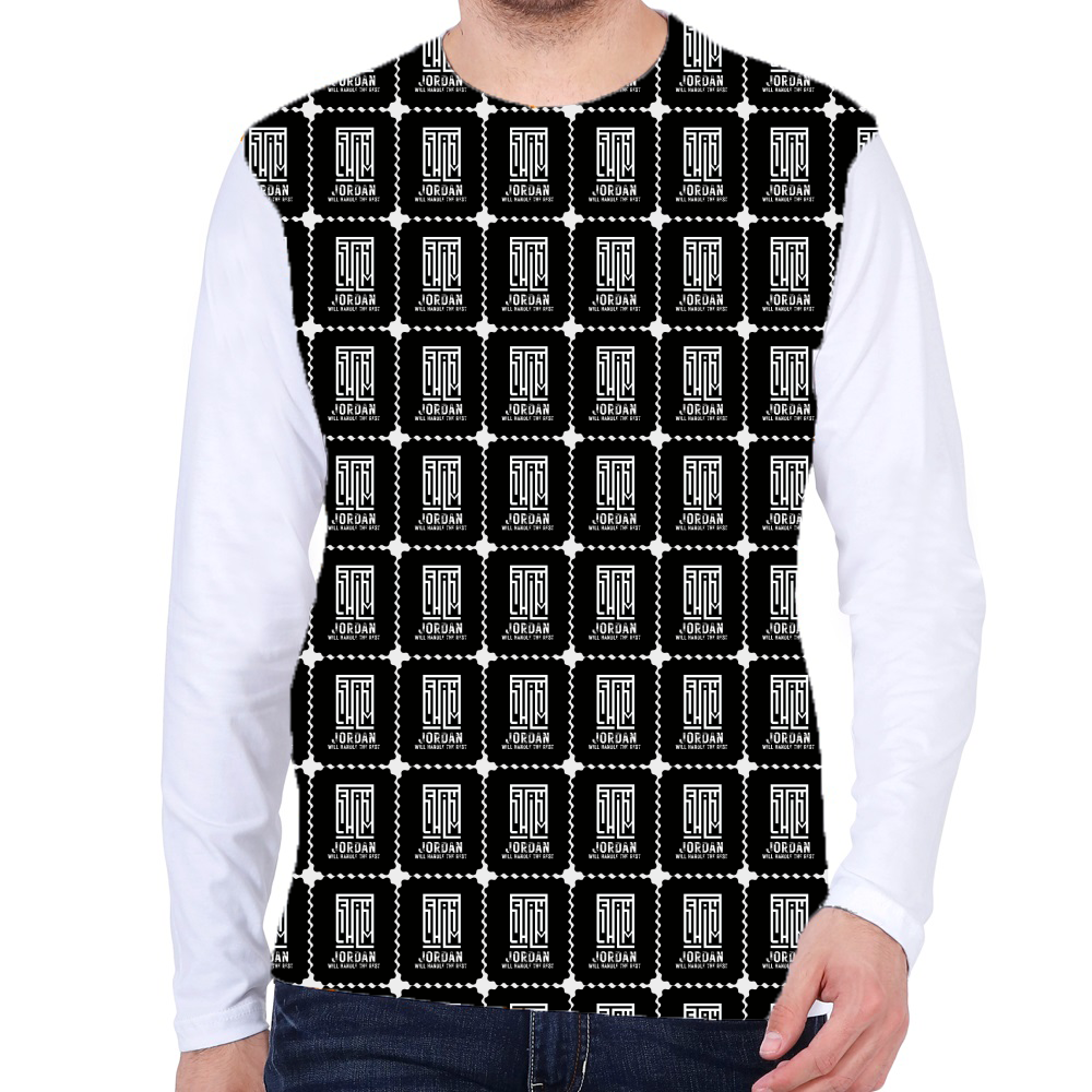 Male Bike Rider T-Shirt | Regular Fit Unisex | 170 GSM Poly Mesh All-Over Print | Lightweight, Fade-Proof, Breathable | Adult | Typographic - front - White - mockup 1